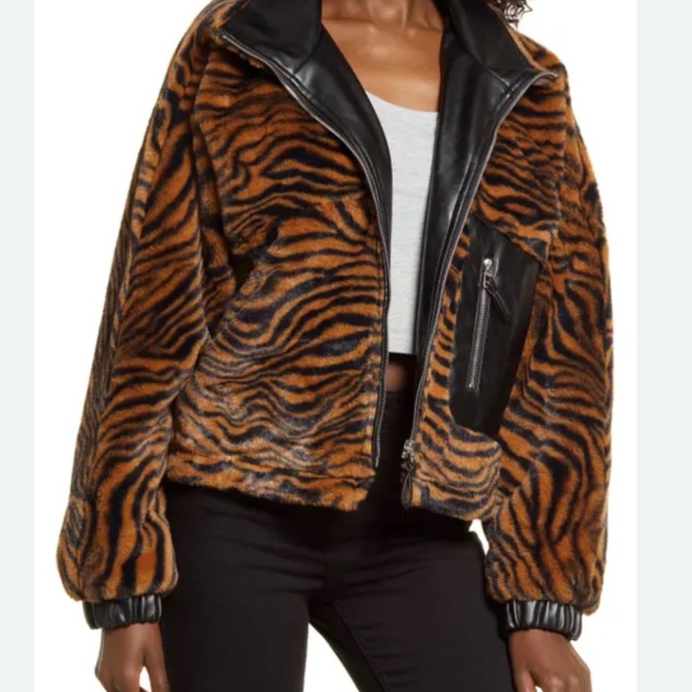 Blank NYC Black Faux Leather Jacket